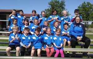 Read more about the article Fußball macht Schule: Der SC Sand trainiert mit den Schülern der Grundschule Sundheim